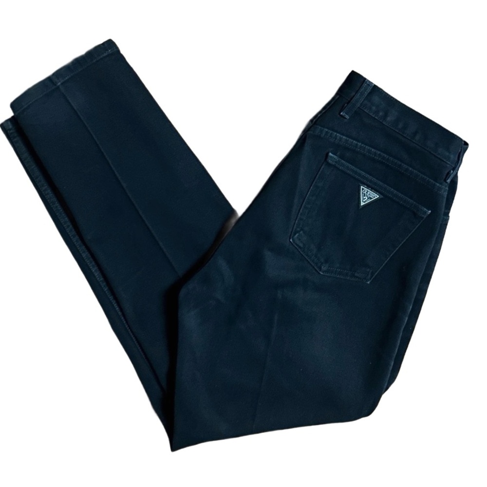 Guess Jeans ~ Vintage (1980’s) ~ USA ~ Size 32 ~ Black Denim Straight Jeans